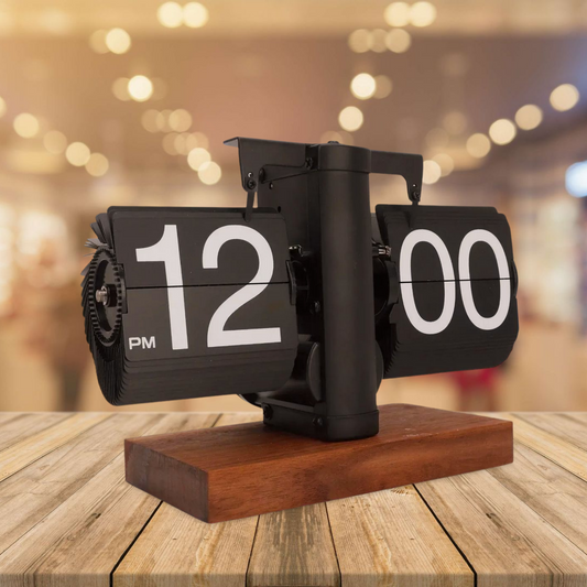 Retro Flip Clock – Stylowy zegar przewijany do domu i biura