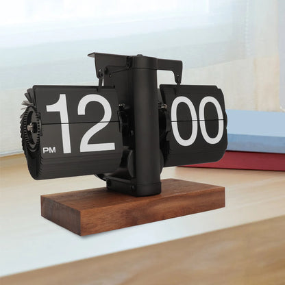 Retro Flip Clock – Stylowy zegar przewijany do domu i biura