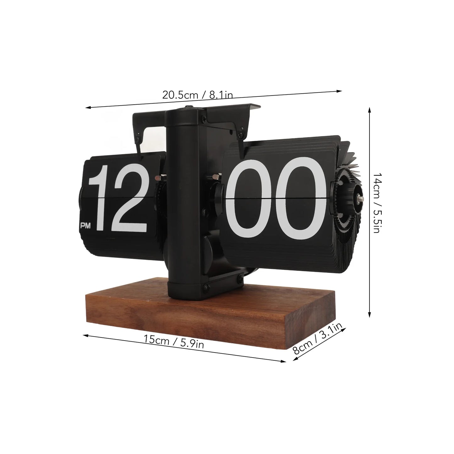 Retro Flip Clock – Stylowy zegar przewijany do domu i biura